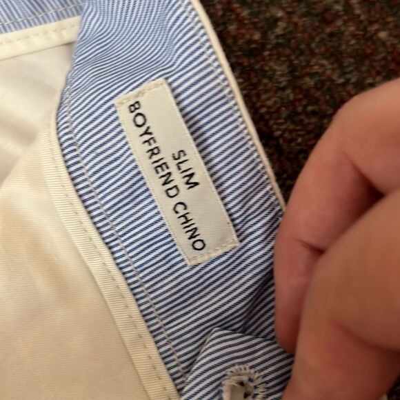 J crew khaki boyfriend chino pants 25 - Picture 7 of 8